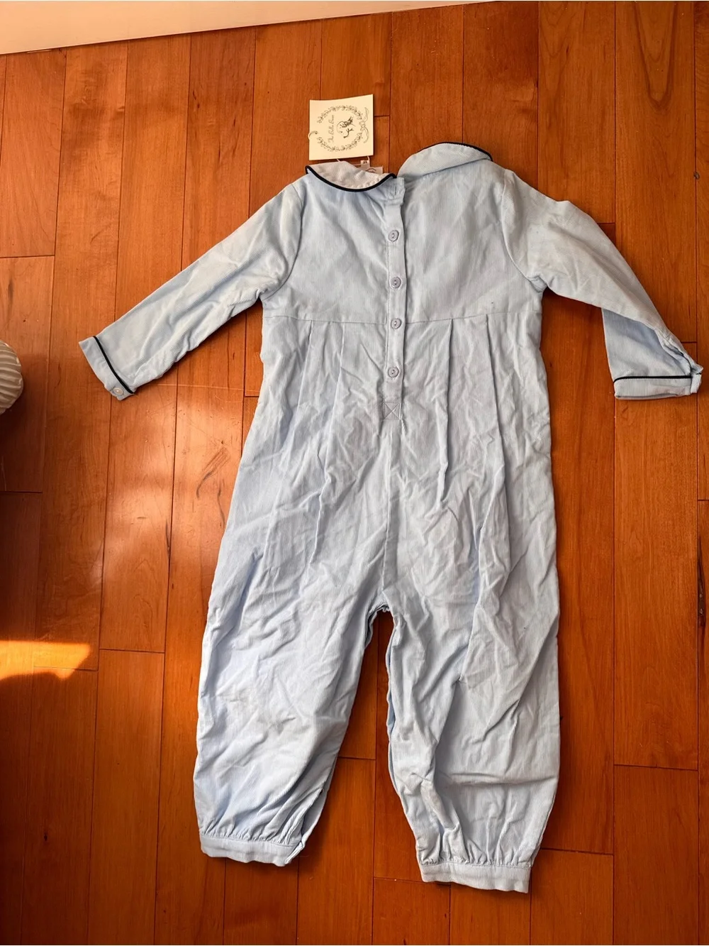 Corduroy Bubble Romper Long-all